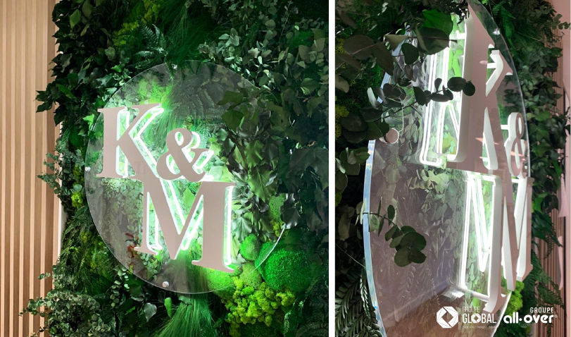 Enseigne K&M- all-over