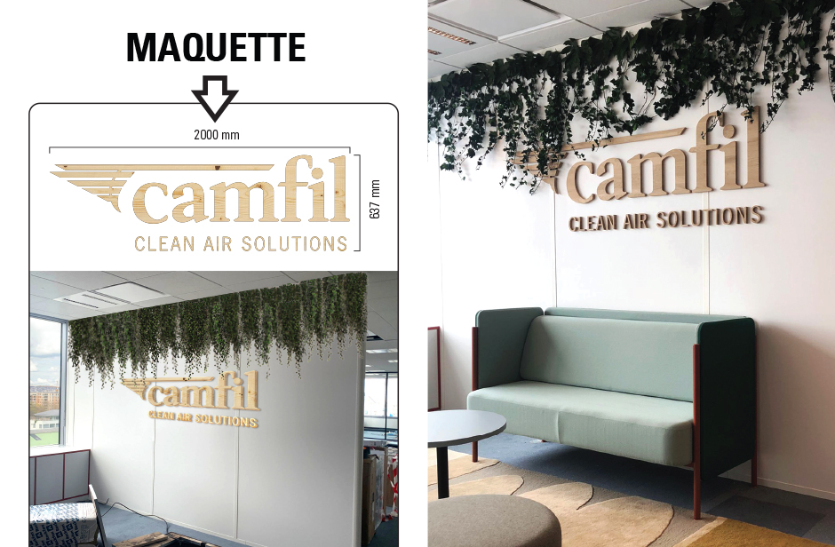 enseigne en bois – groupe all-over