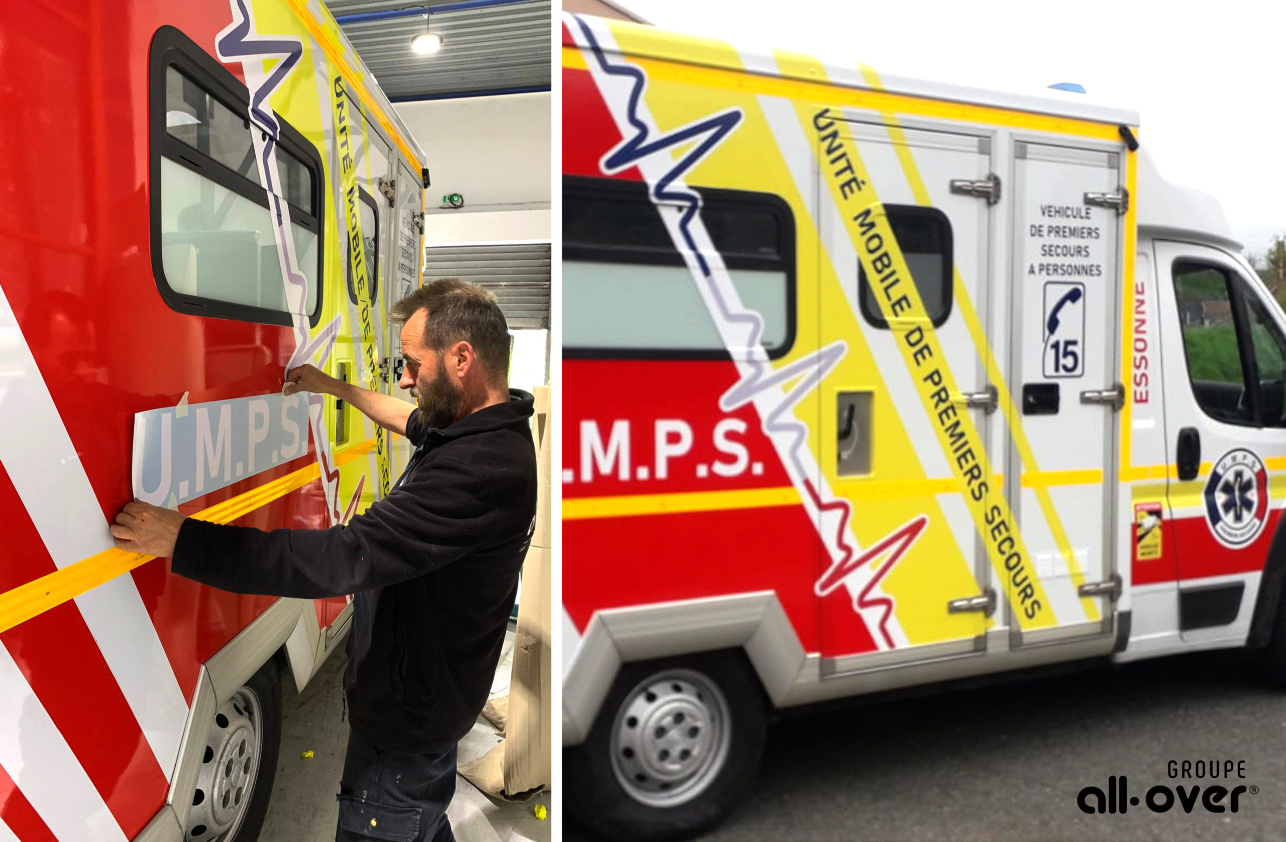 coovering véhicule de secours – groupe all-over