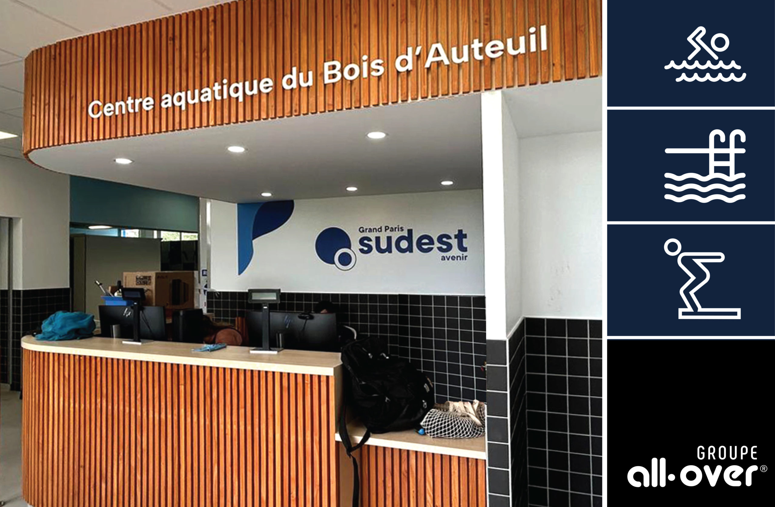 signalétique centre aquatique