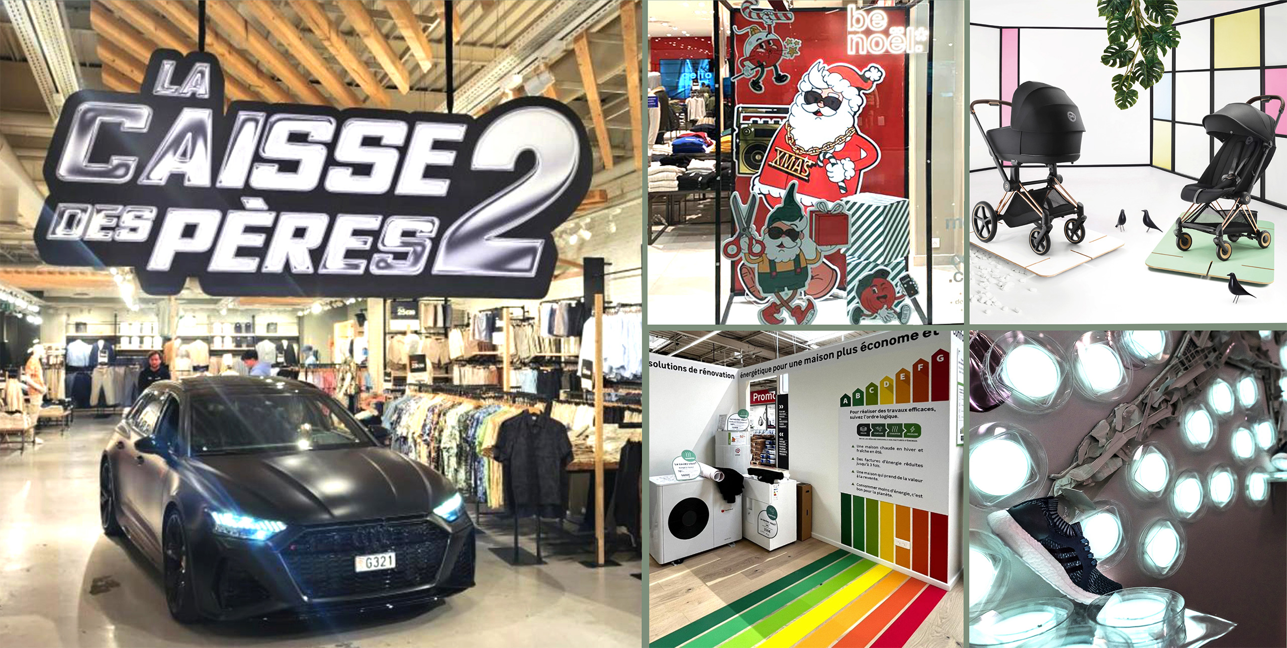 Décor thématique / habillage point de vente / mise en scène retail