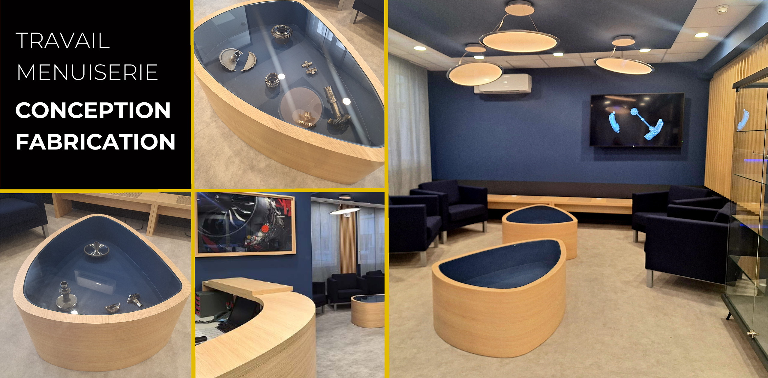 Travail menuiserie conception fabrication