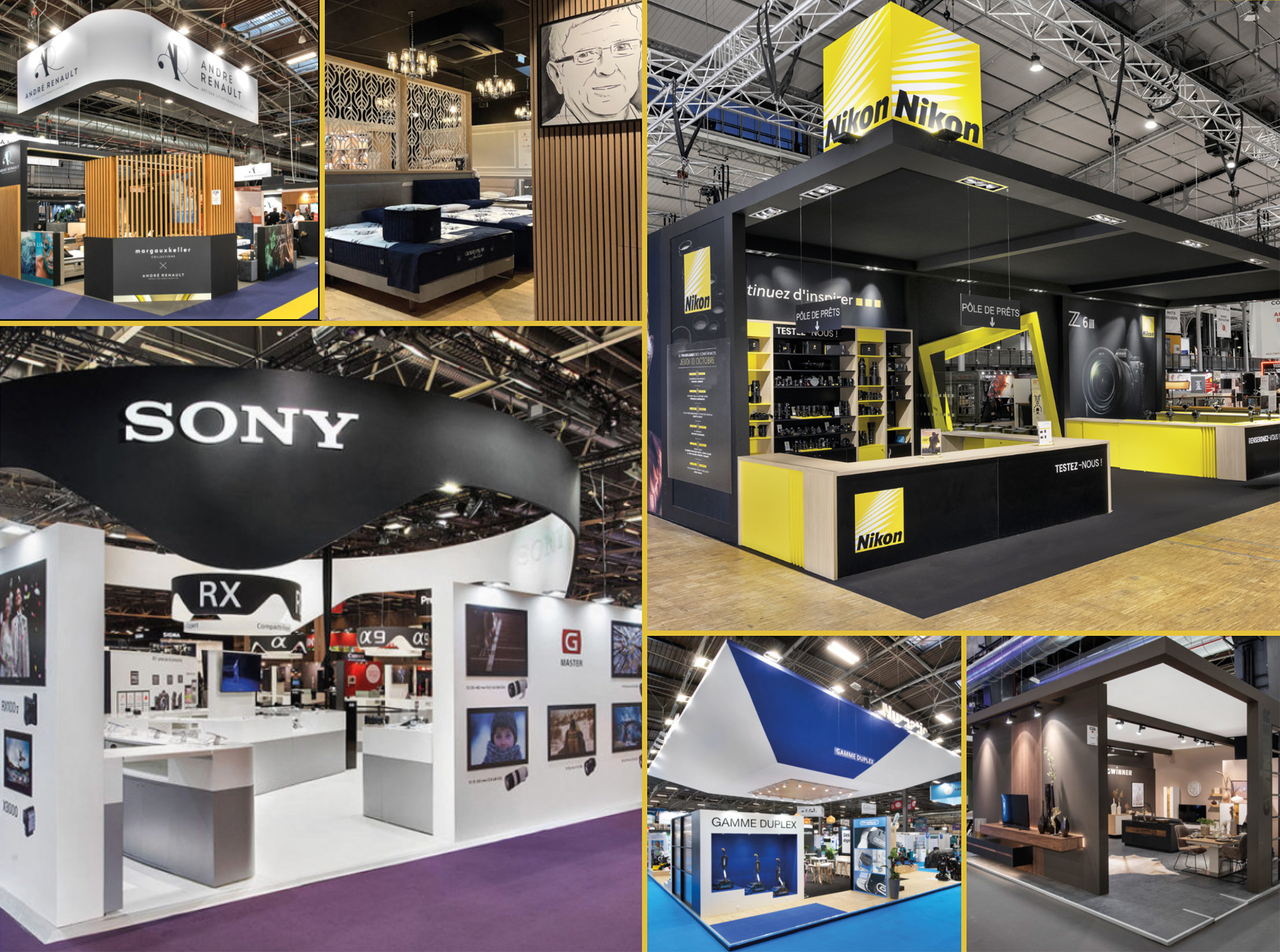 Conception & fabrication stand