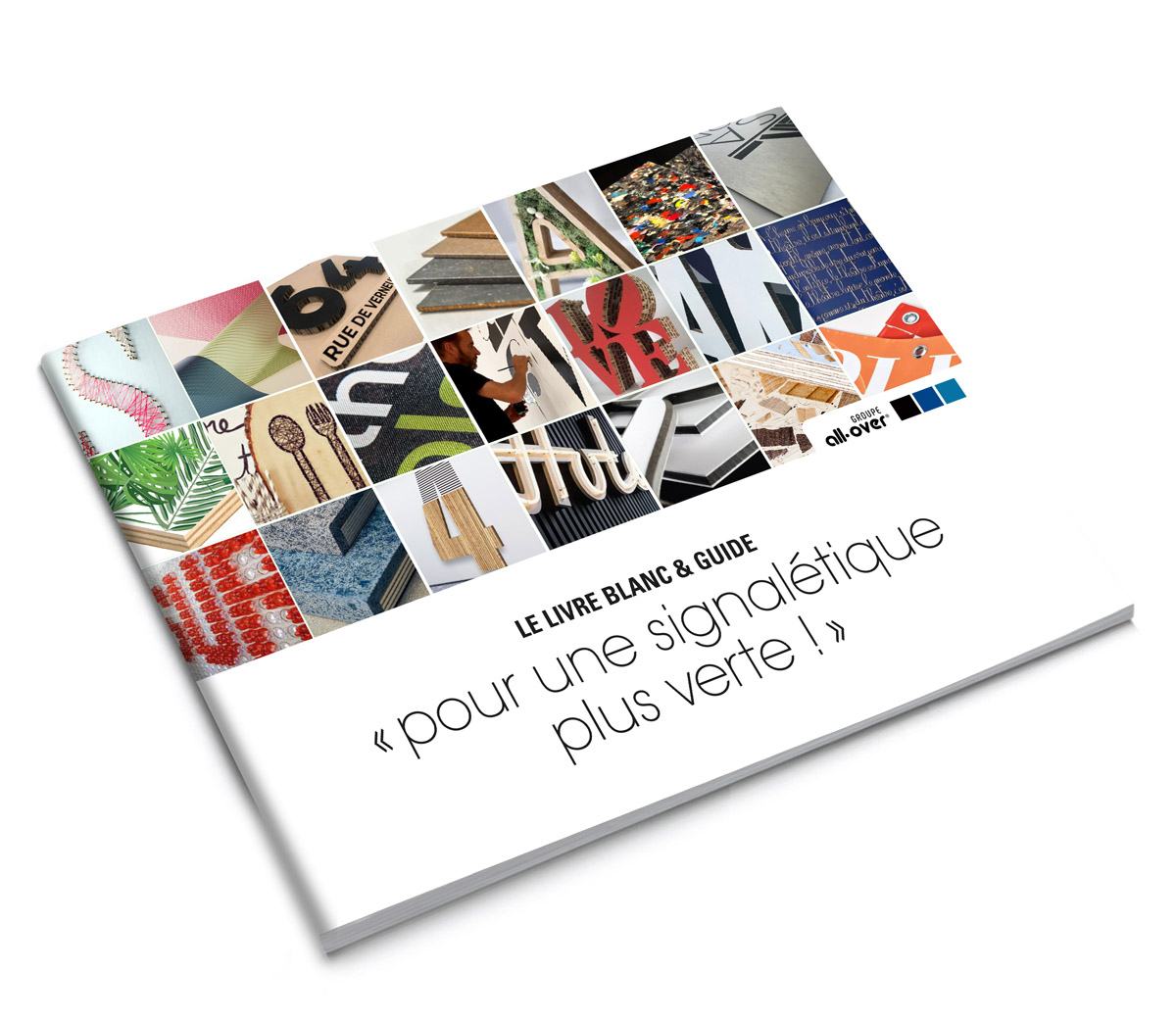 Livre blanc guide signalétique verte Groupe All Over